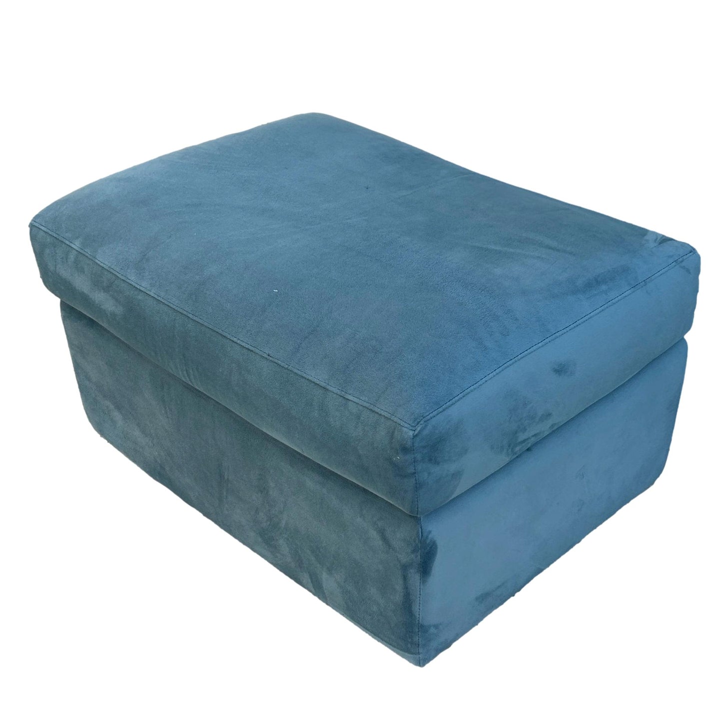 Velvet Crate And Barrel Ottoman