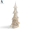 METAL HEART SNOWFLAKE TREE