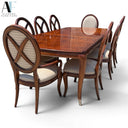 THOMASVILLE BOGART  DINING TABLE W/CHAIRS