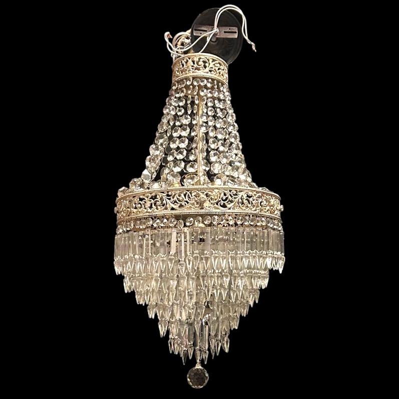 Crystal Cascade  Chandelier