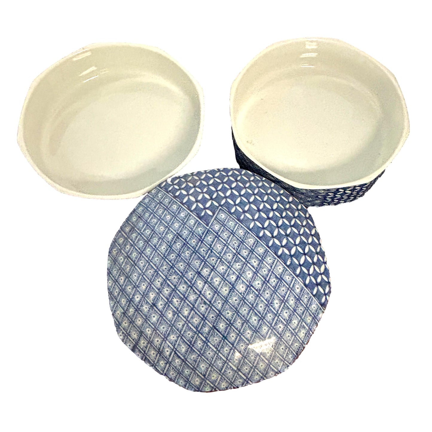 Blue Mosaic Stacked Bowls