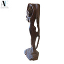 HAND-CARVED WOOD SCULPTURE