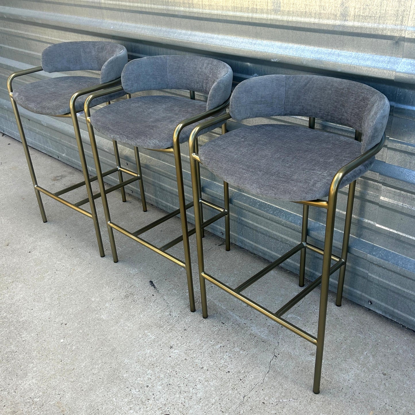 Set of 3 West Elm Bar Stools