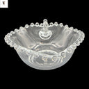 IMPERIAL GLASS CANDLEWICK HEART SHAPED BOWL
