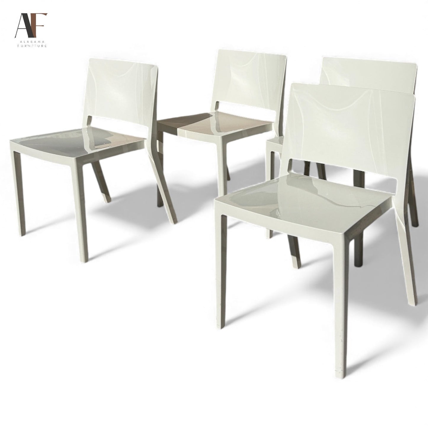 KARTELL LIZZ MAT CHAIRS (SET OF 4)