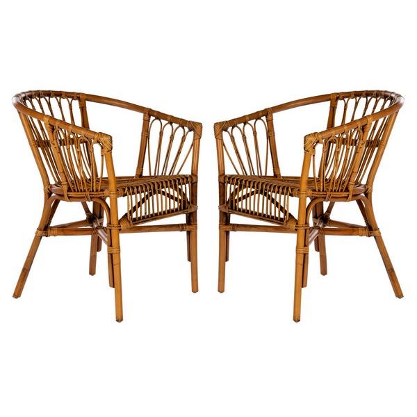 Adriana Set of 4 Wicker Chairs