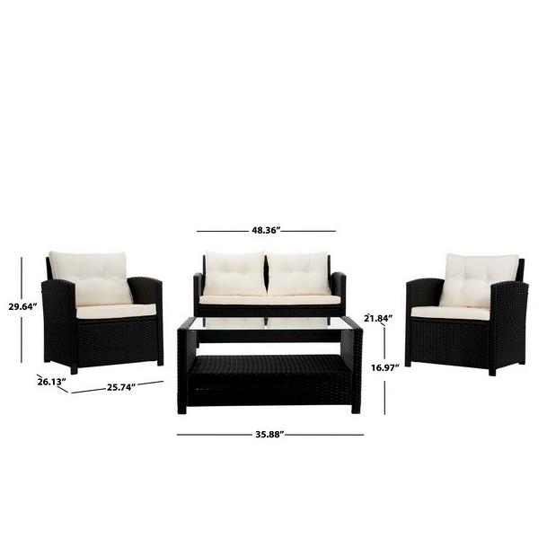 Vellor 4 Piece Living Set