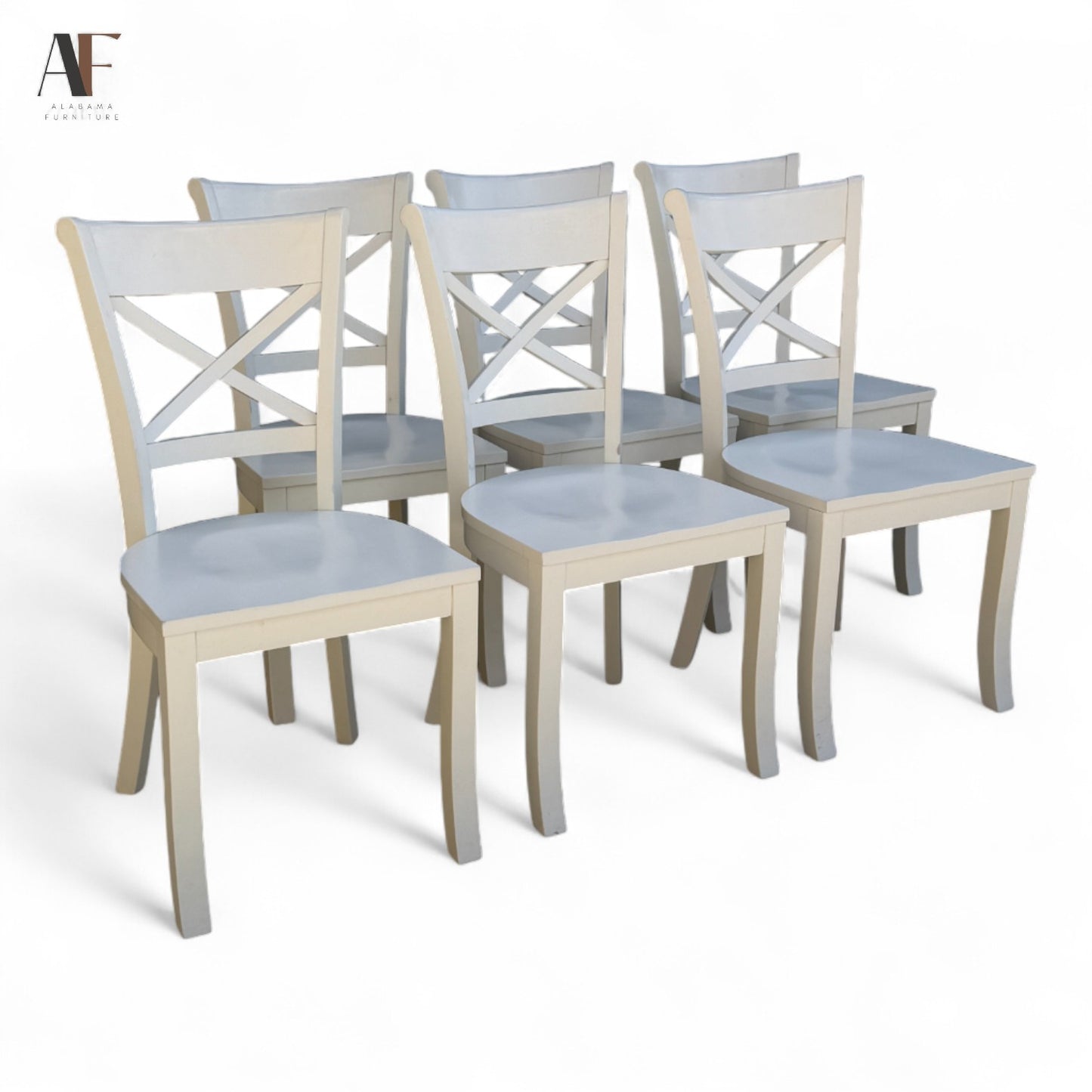 CRATE & BARREL TABLE W/ 6 CHAIRS