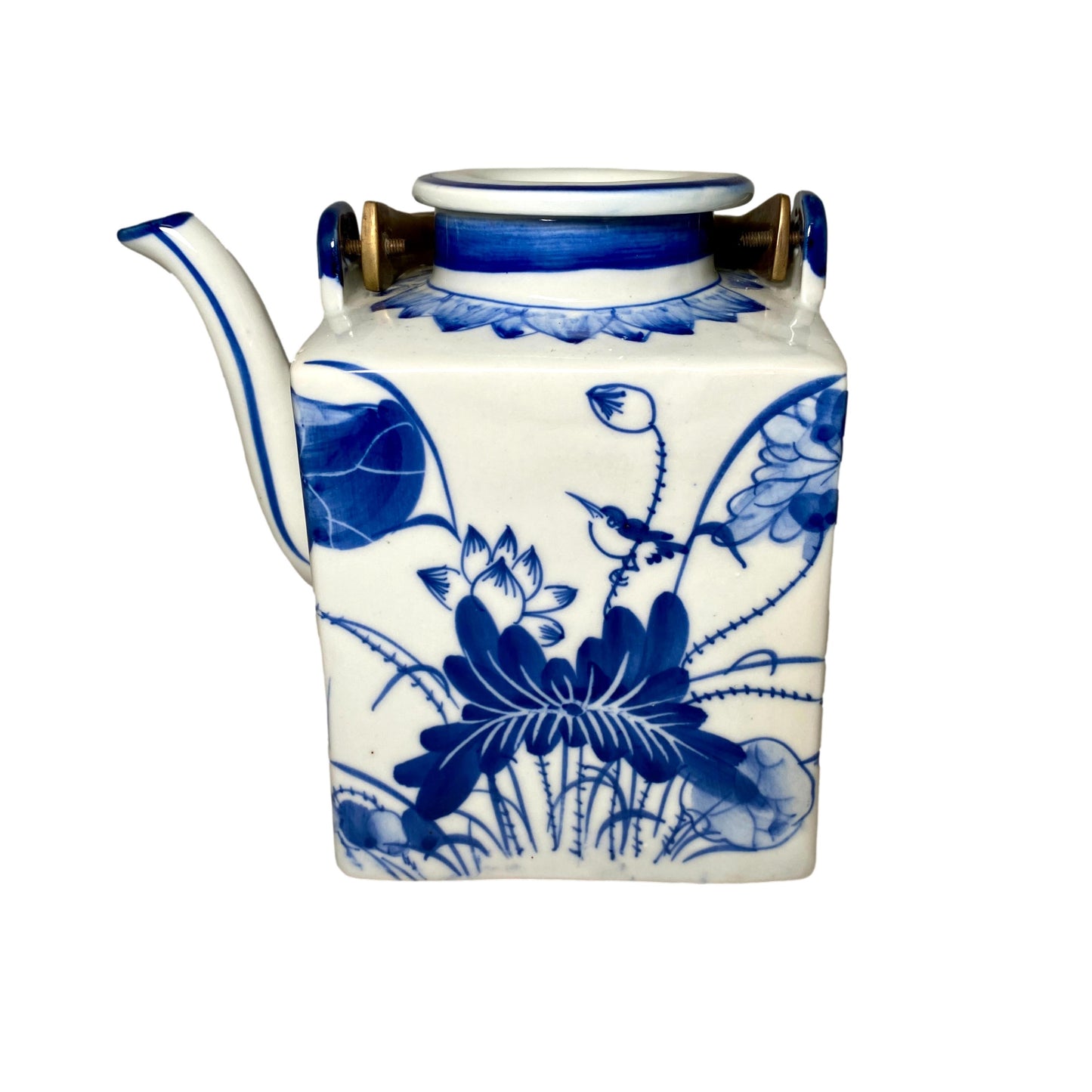 Asian Blue & White Teapot