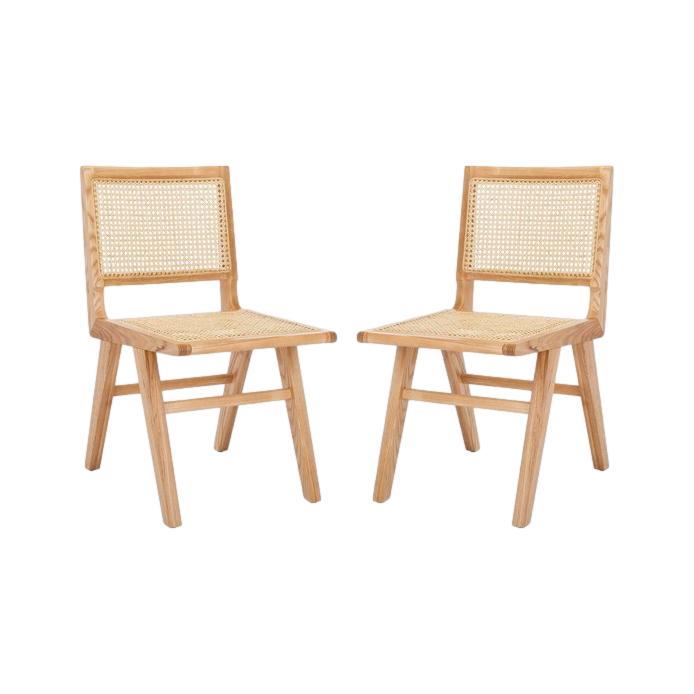 Set of 4 Hattie Rattan Dining Chairs