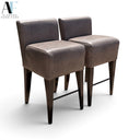 URBAN LEATHER BARSTOOLS (PAIR)