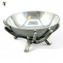 METAL BOWL AND BASE