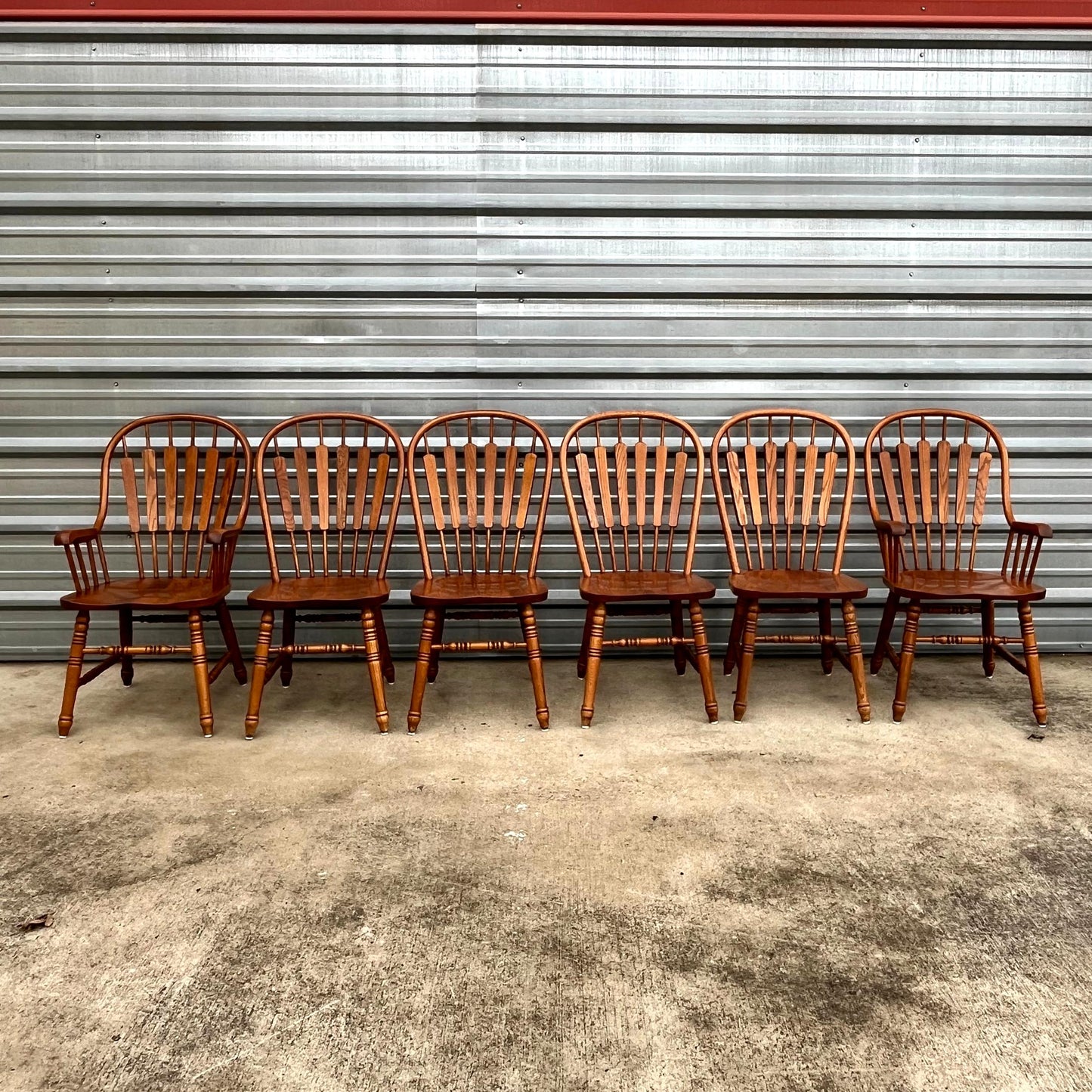 Oak Table w/ 6 Chairs