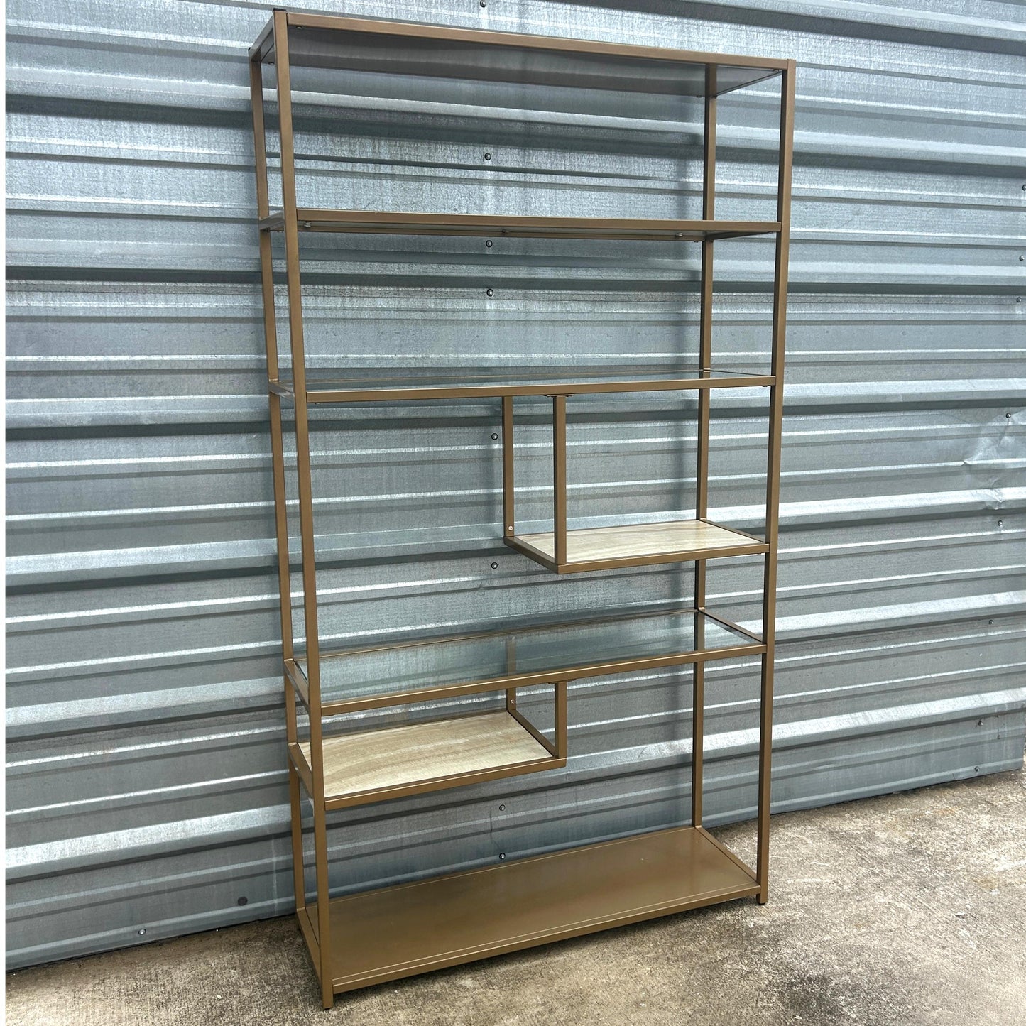 Gold Metal Etagere