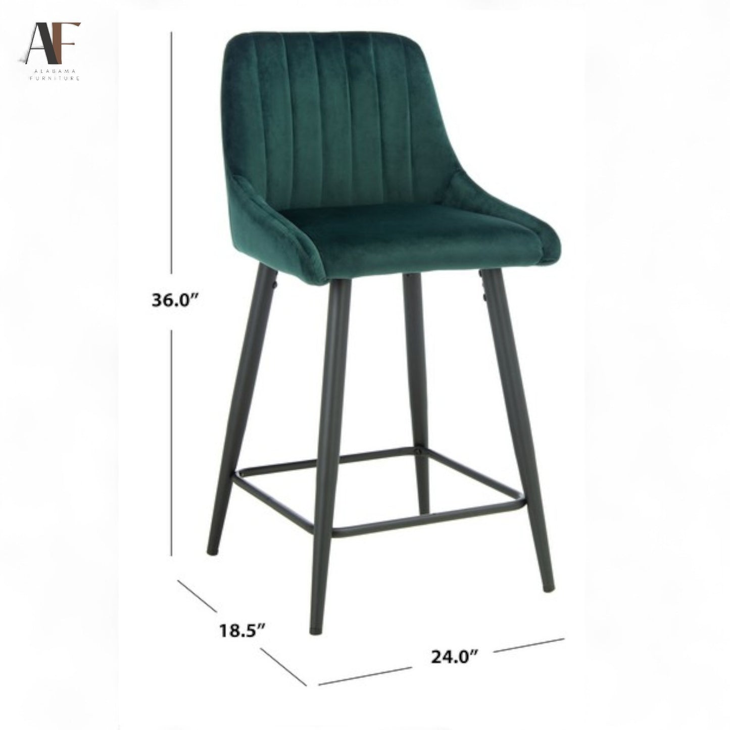 COUNTER HIGH STOOLS (PAIR)