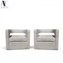 SWIVEL CHAIRS (PAIR)