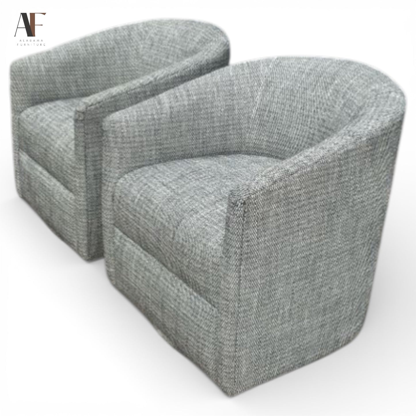 SWIVEL CHAIRS (PAIR)