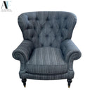 WINGBACK CHAIR AND OTTOMAN