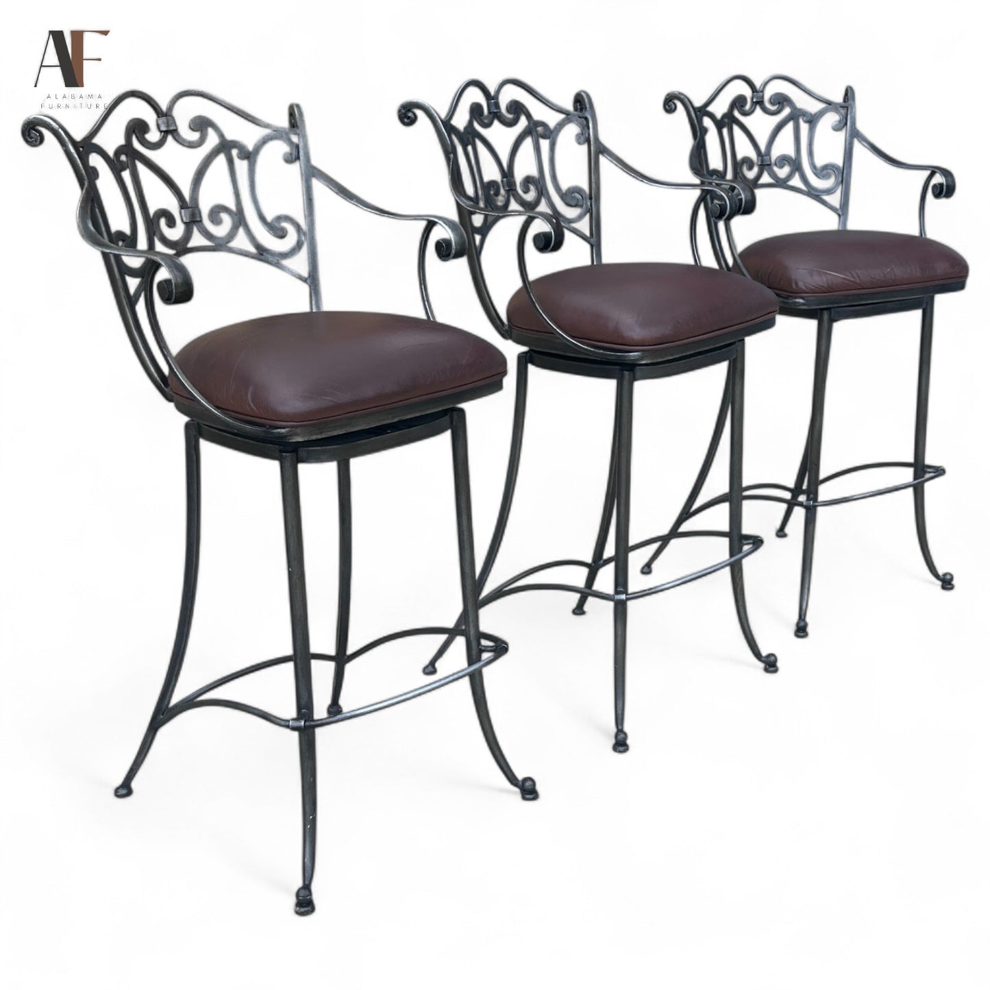 SWIVEL BARSTOOLS ( SET OF 3)