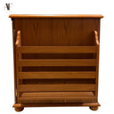 END TABLE W/ MAGAZINE RACK