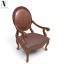 OSTRICH PRINT CHAIRS (PAIR)
