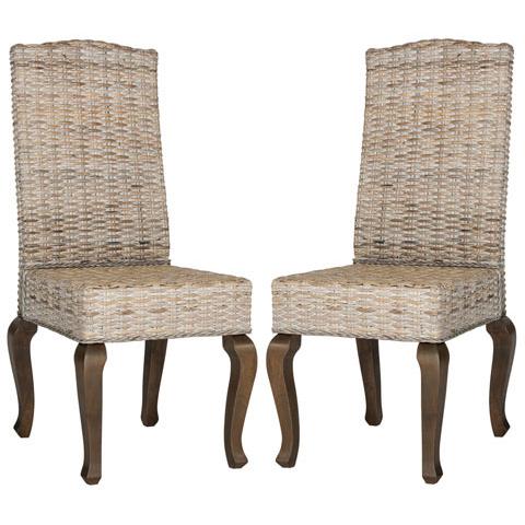 Set of 4 Milos 18" H Wicker Dining Chairs