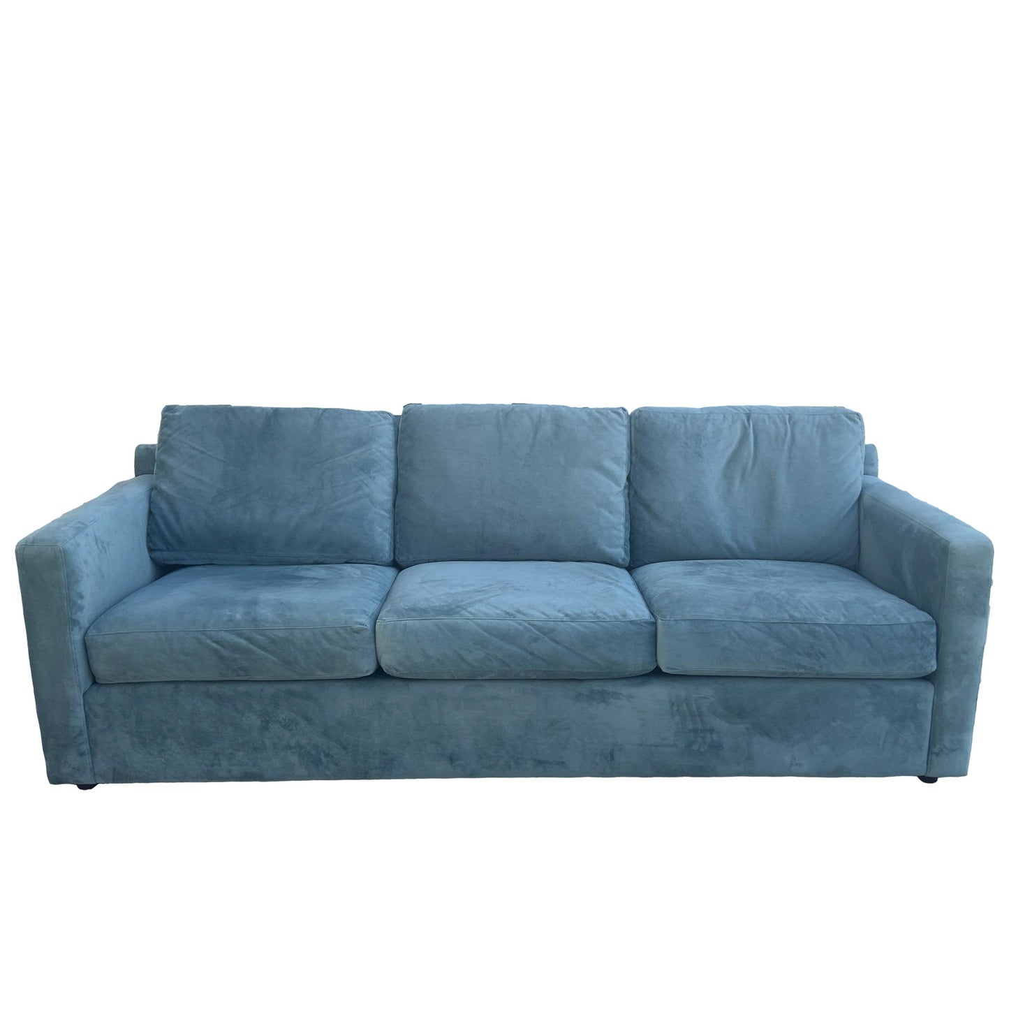 Velvet Crate And Barrel Sofa