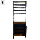 CRATE AND BARREL WINE CABINET