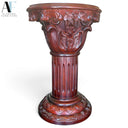 MARBLE TOP PEDISTAL