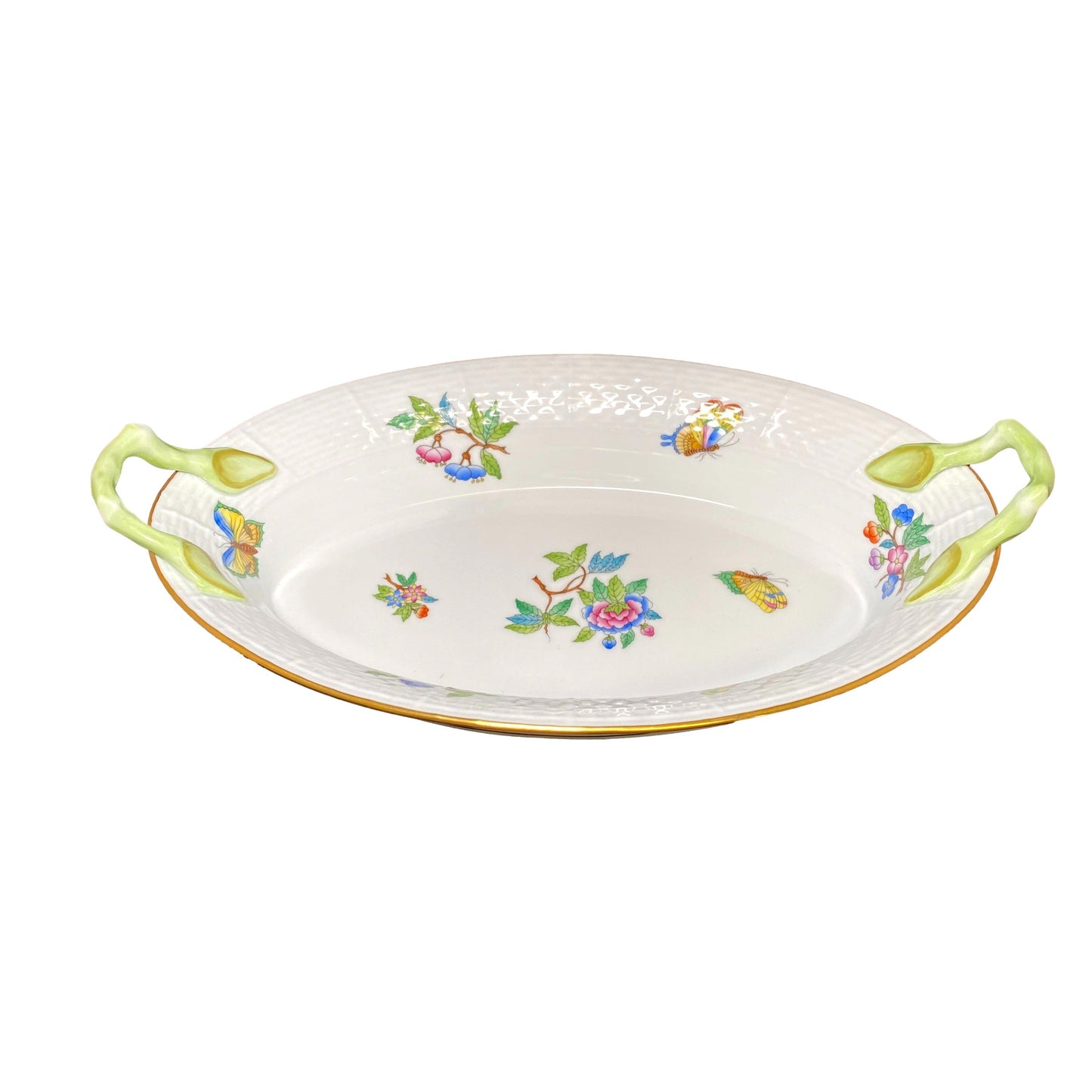 Herend Queen Victoria Oval Bread Tray