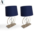 PORTA ROMANA ROUND POLO LAMPS (PAIR)