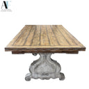 DINING TABLE W/2 ARM CHAIRS 4 SIDE CHAIRS
