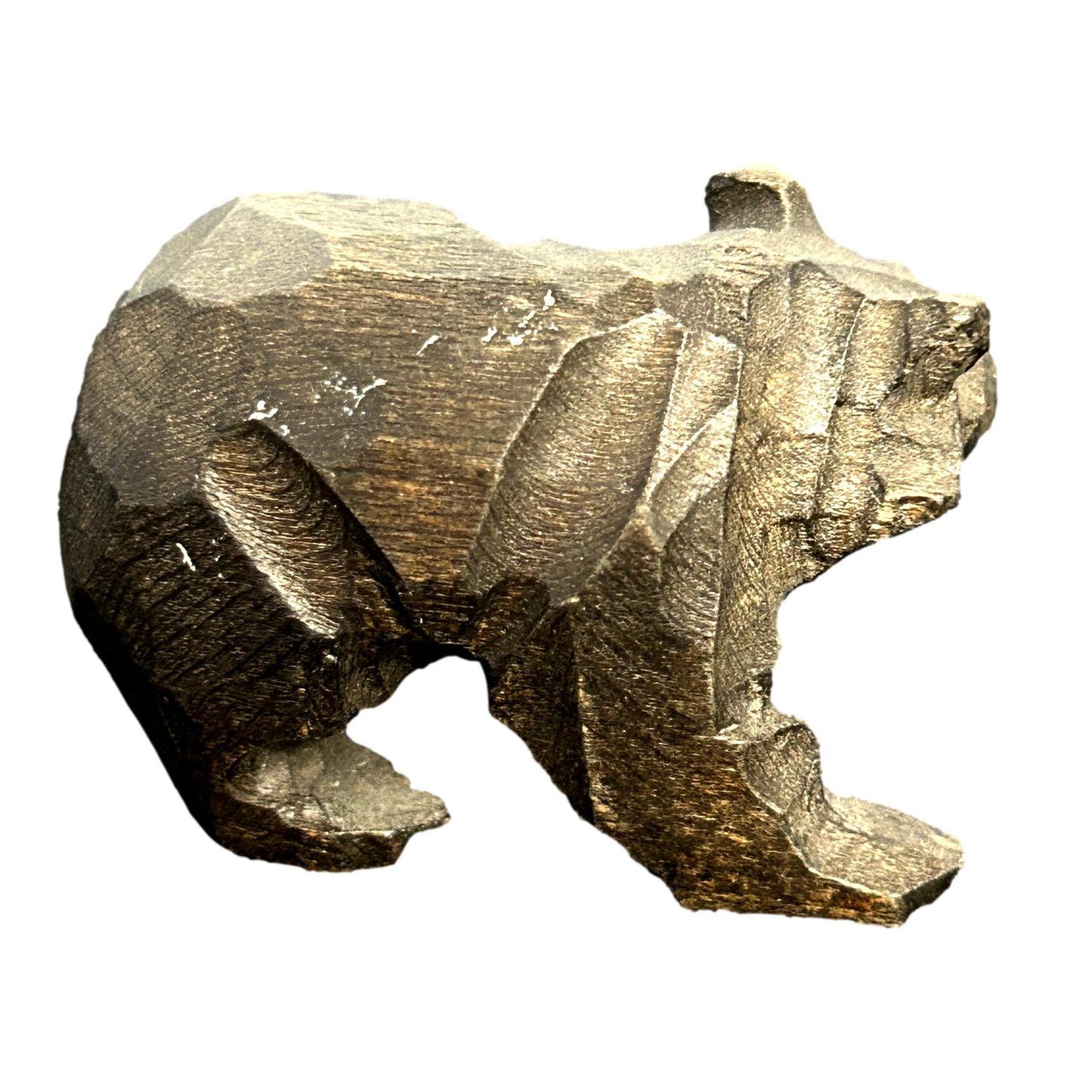 Wood Bear Carved Figurine