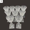 HAWKES WINE GLASSES (SET OF 9)