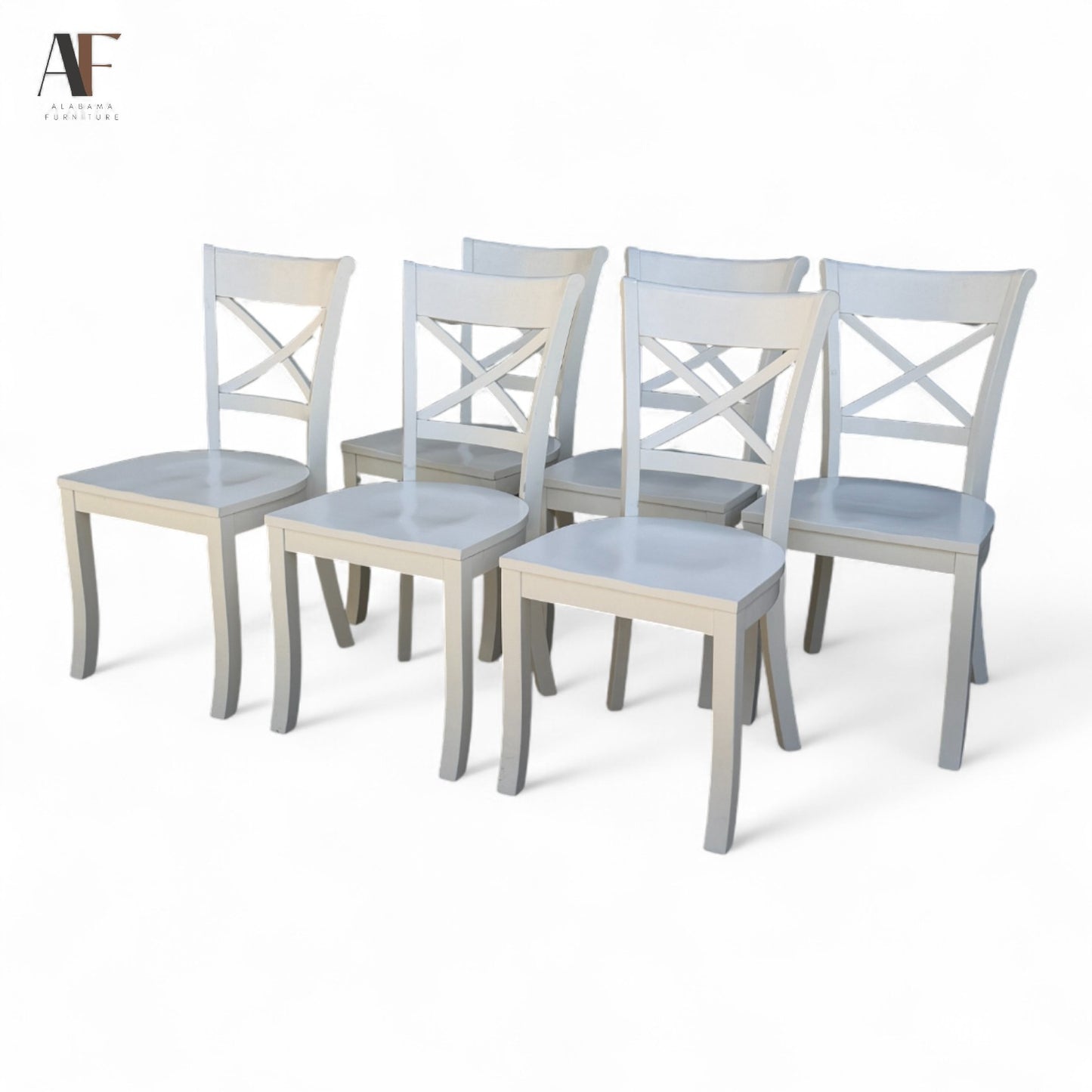 CRATE & BARREL TABLE W/ 6 CHAIRS