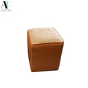 ORANGE FOOT STOOL