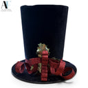 8" TIN GLITTER TOP HAT