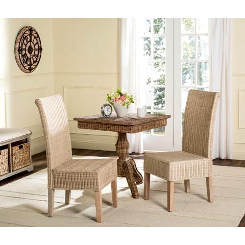 Set of 4 Arjun 18" H Wicker Dining Chairs