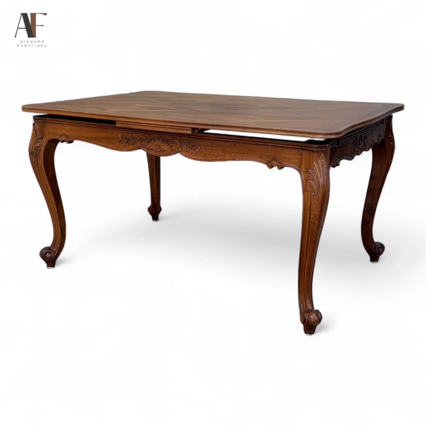 WAYDELICH CABINET MAKER TABLE WITH 6 CHAIRS