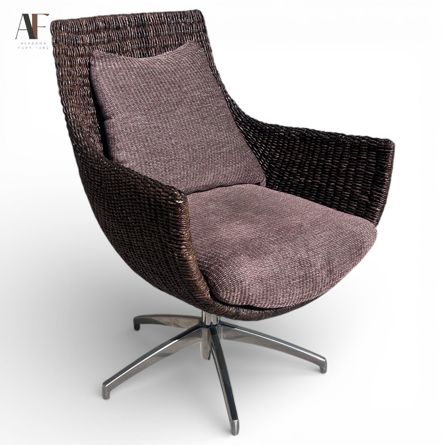 WICKER SWIVEL CHAIR