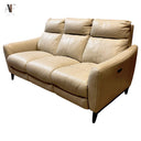 RECLINING LEATHER SOFA