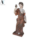 LIFE-SIZE NEOCLASSICAL ROMAN GODDESS MARBLE STATUE