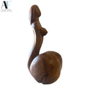 VINTAGE HAND-CARVED MALE & FEMALE FERTILITY SCULPTURE