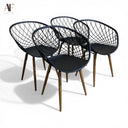 CB2 DINING CHAIRS (SET OF 4)