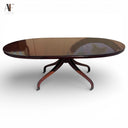 DUNCAN  PHYFE  DINING TABLE W/ 6 CHAIRS