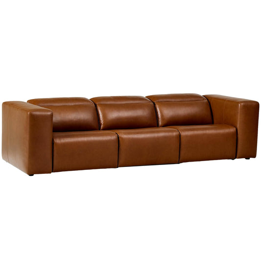 Leo Leather Motion Sofa - Poly Vegan Leather