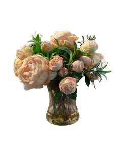 Mixed Pink Roses Floral Arrangement