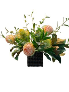 Big Roses w/ Green Floral Arrangement