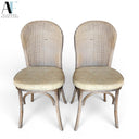WICKER CHAIRS (PAIR)