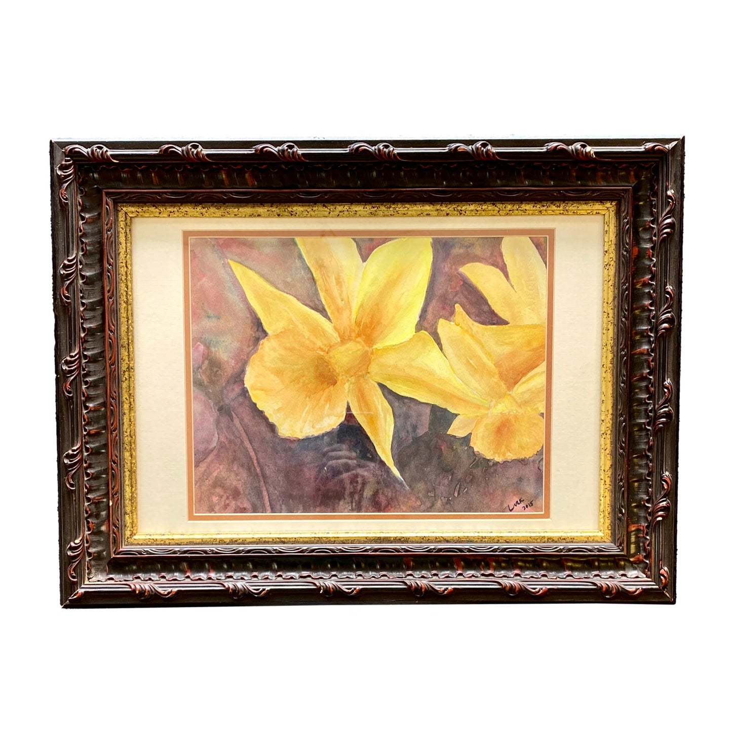 Daffodil Watercolor by Lark